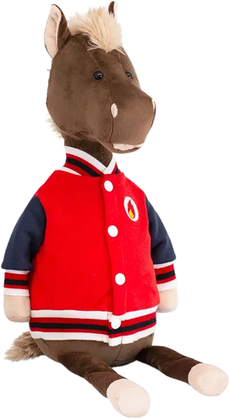 Изображение Мягкая игрушка 35см Символ года конь огонь Оранж Тойс , 1 шт