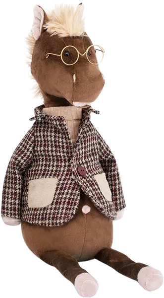 Изображение Мягкая игрушка 30см Символ года конь жан-поль Оранж Тойс , 1 шт