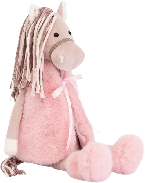 Изображение Мягкая игрушка 25см Символ года лошадка рози Оранж Тойс , 1 шт
