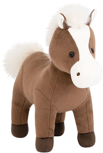 Изображение Мягкая игрушка 23см Символ года лошадка шоколадка Оранж Тойс , 1 шт