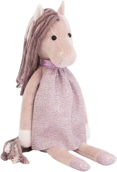 Изображение Мягкая игрушка 16см Символ года лошадка искорка Оранж Тойс , 1 шт