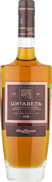 Изображение Коньяк 40% Цитадель 7 лет Дербентский КК с/б, 0,5 л