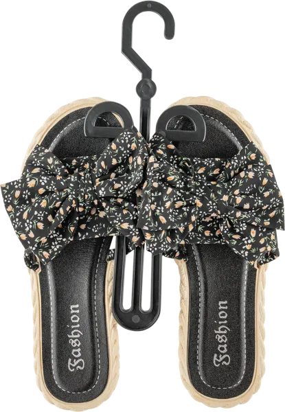 Изображение Шлепанцы размер 36-37 женские Танаис прованс черные Югпродторг , 1 пара