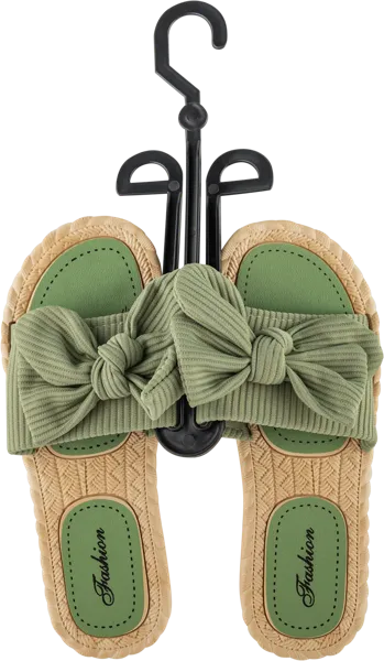 Изображение Шлепанцы размер 38-39 женские Танаис прованс зеленые Югпродторг , 1 пара