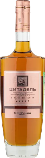 Изображение Коньяк 40% Цитадель 5 лет Дербентский КК с/б, 0,5 л