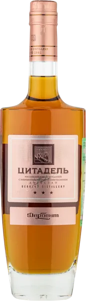 Изображение Коньяк 40% Цитадель 3 года Дербентский КК с/б, 0,5 л