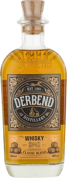 Изображение Виски купажированный 3 года Дербент классик бленд Дербентский КК с/б, 0,5 л