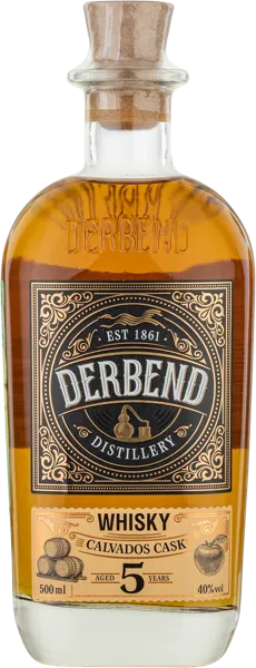 Изображение Виски купажированный 5 лет Дербент Кальвадос каск Дербентский КК с/б, 0,5 л