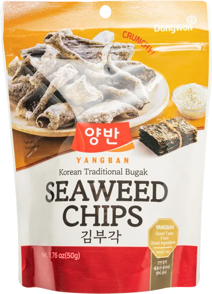Изображение Чипсы из морских водрослей Донгвон хрустящие Донгвон Эфэнд Би м/у, 50 г