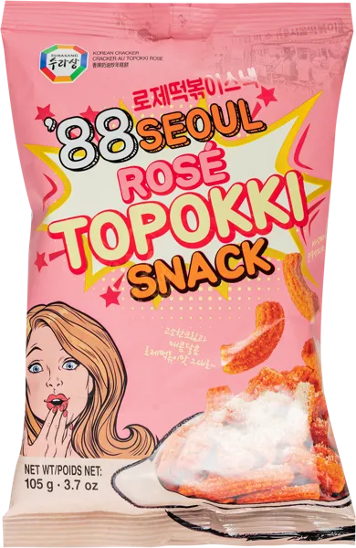 Изображение Снеки пшеничные Сурасанг токпокки остро-сырные Донгхва си энд эф м/у, 105 г