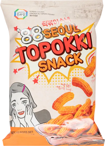 Изображение Снеки пшеничные Сурасанг токпокки сладко-острые Донгхва си энд эф м/у, 130 г