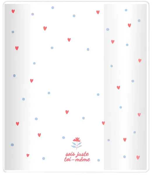 Изображение Обложка 35*21см для тетради Би Смарт кокет сердечки Вэньчжоу Ини Пластик , 1 шт