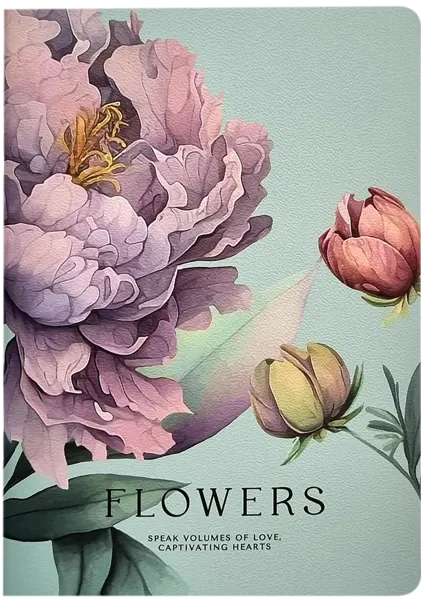 Изображение Тетрадь 40л клетка Би Смарт пион фиолетовая Инфолио Групп , 1 шт