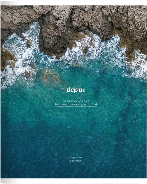 Изображение Тетрадь школьная 48л клетка Би Смарт оушэн глубина Полиграф Принт , 1 шт