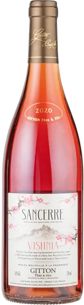 Изображение Вино розовое сухое Пино Нуар Сансер Вишня 2020 Гиттон Пьер э Фис с/б, 0,75 л