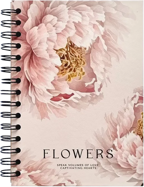 Изображение Тетрадь 120л клетка Би Смарт пион персиковая БелКанБи , 1 шт