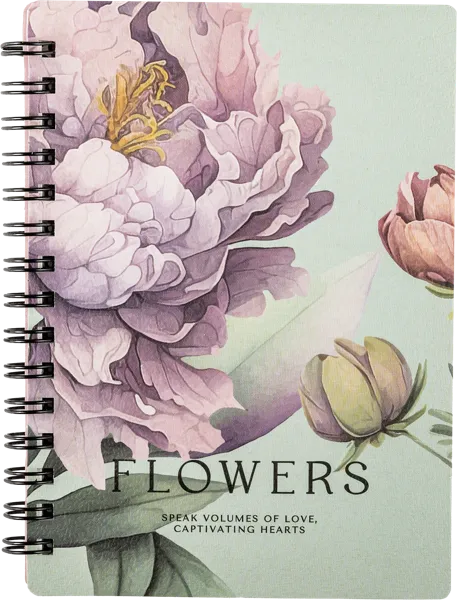 Изображение Блокнот 80л клетка Би Смарт пион фиолетовый БелКанБи , 1 шт