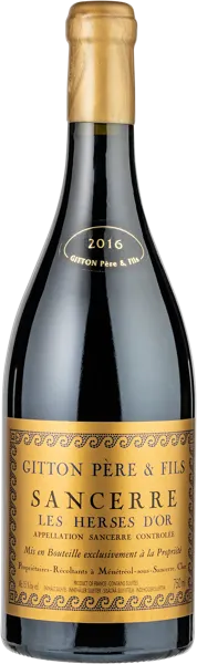 Изображение Вино красное п/сух стиль №2 Пино Нуар Сансер Ле Эрс Д Ор 2016 Гиттон Пьер э Фис с/б, 0,75 л