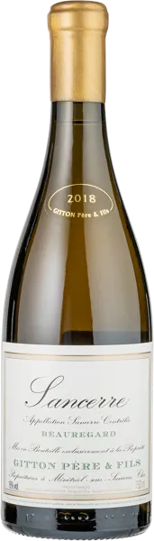 Изображение Вино белое сухое стиль №2 Совиньон Блан Сансер Борегар 2018 Гиттон Пьер э Фис с/б, 0,75 л