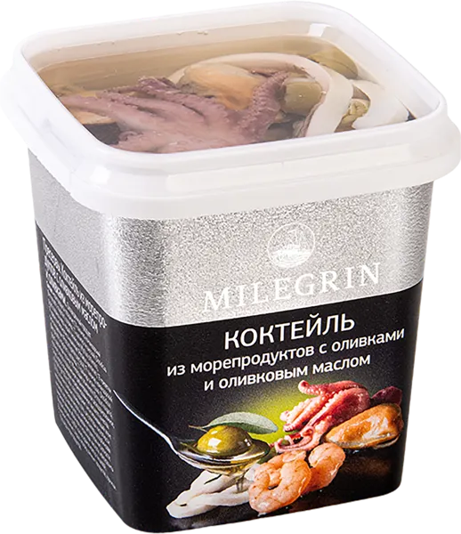 Изображение Пресервы в олив масле Меридиан морской микс с оливками Меридиан ПКП п/у, 270 г