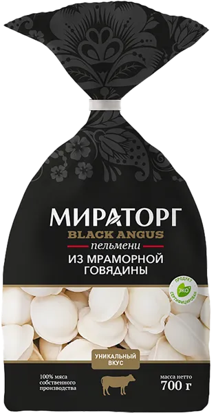 Изображение Пельмени замороженные Мираторг из мраморной говядины Брянская МК м/у, 700 г