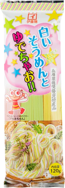 Изображение Лапша Пшеничная Итомен сомэн цветная Итомен м/у, 120 г