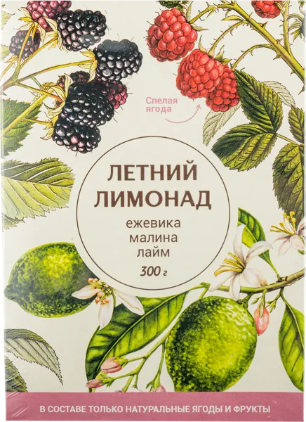 Изображение Ягодная смесь замороженная Всегда пожалуйста лимонад ежевика малина ЭкоРесурс к/к, 300 г