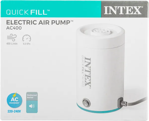 Изображение Насос электрический Интекс 220В белый Интекс кор, 1 шт