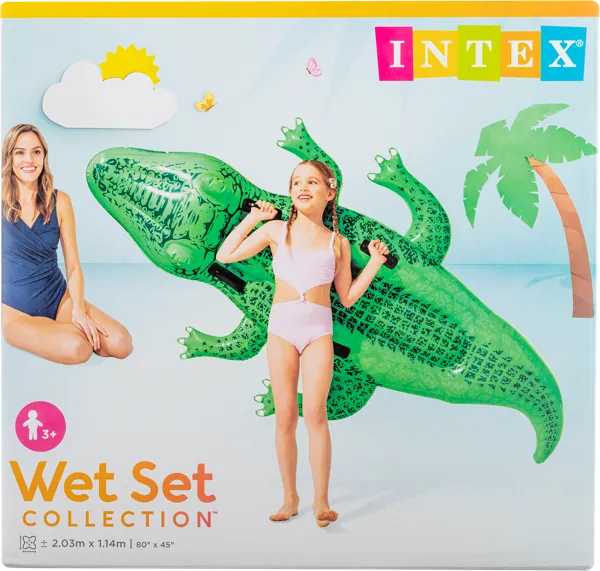 Изображение Плотик для плавания Интекс аллигатор гигант Интекс кор, 1 шт
