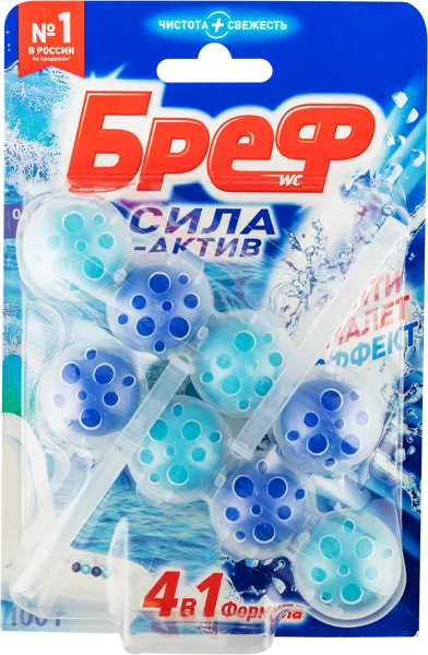 Изображение Средство для унитаза Бреф сила актив океанский бриз 4в1 Хенкель к/у, 100 г