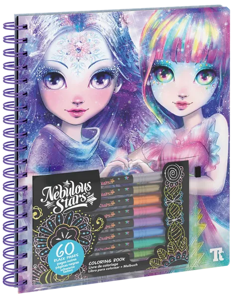 Изображение Раскраска для девочек Небулус Старс Айседора+8 ручек ТвинТим Эдженси , 1 шт