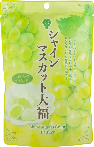 Изображение Моти из рисового теста Сэйки с виноградом Сэйки м/у Атаго, 130 г