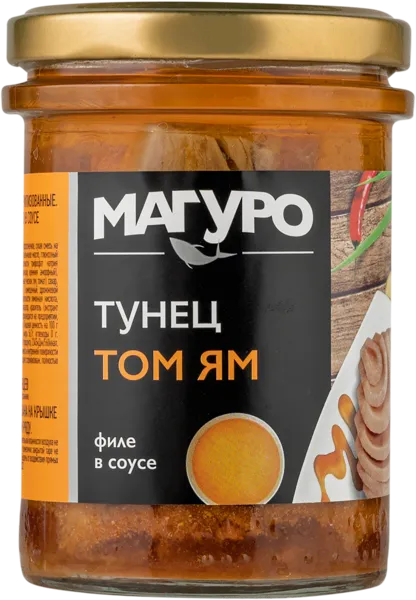 Изображение Тунец в соусе том ям Магуро филе Дальпромрыба с/б, 200 г