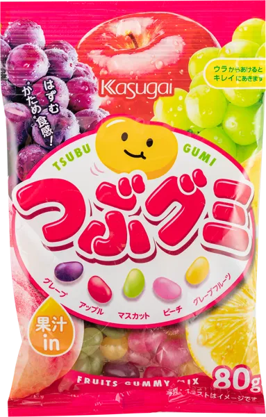 Изображение Мармелад жевательный Касугаи фруктовый микс Касугаи сейка м/у Атаго, 80 г