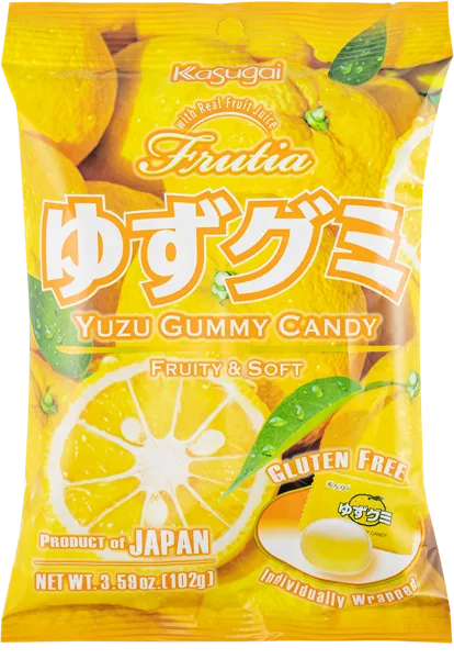 Изображение Мармелад жевательный Фрутия юдзу Касугаи сейка м/у Атаго, 102 г