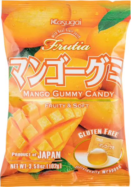 Изображение Мармелад жевательный Фрутия манго Касугаи сейка м/у Атаго, 102 г