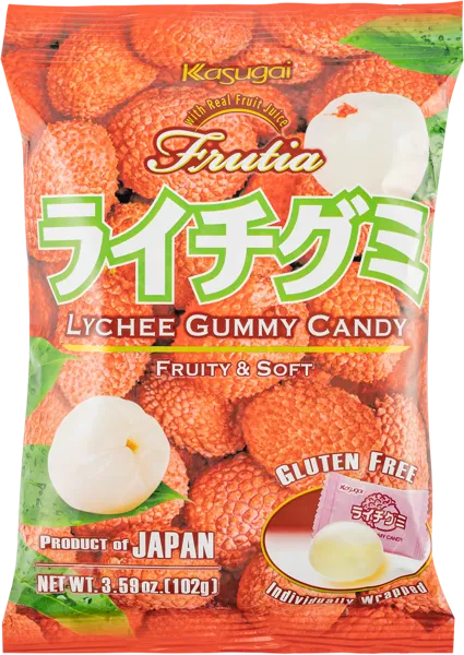 Изображение Мармелад жевательный Фрутия личи Касугаи сейка м/у Атаго, 102 г