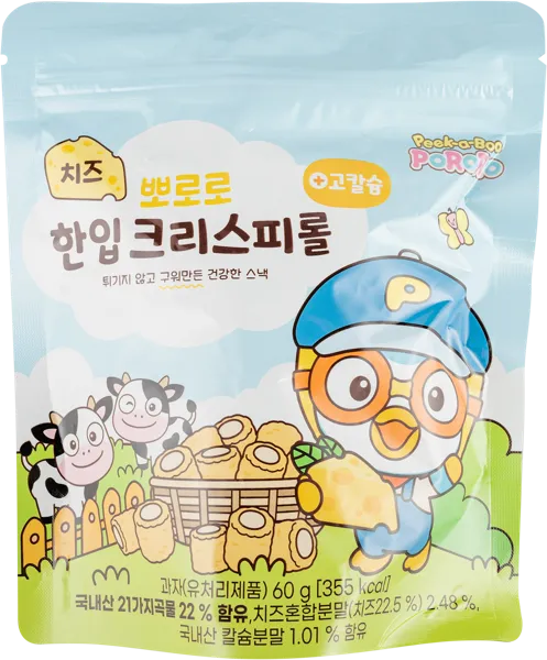 Изображение Печенье мини-ролл хрустящее Пороро с молочным вкусом Тквелфуд м/у, 60 г