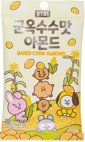 Изображение Коктейль миндаль кукуруза Иколорс жареные Гвелл м/у, 30 г