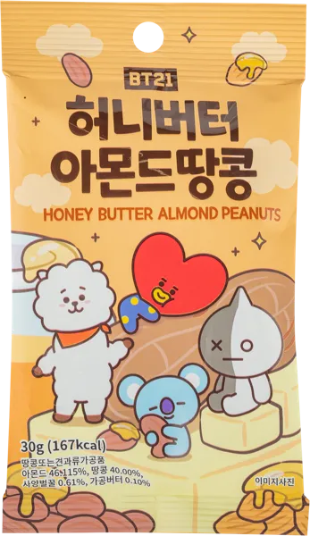 Изображение Коктейль миндаль арахис Иколорс мед сливочное масло Гвелл м/у, 30 г