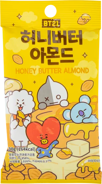 Изображение Миндаль Иколорс мед сливочное масло Гвелл м/у, 30 г