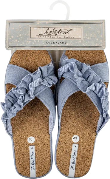 Изображение Тапочки женские домашние Лакки Лэнд 3411W-AO-S в ассортименте Степ-Трейд , 1 пара