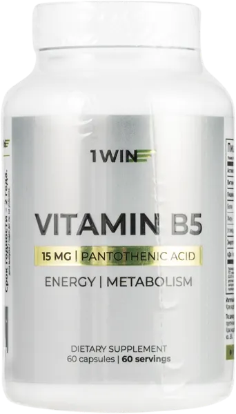 Изображение Комплекс витаминный 1ВИН витамин В5 Винлаб Нутришин п/б, 60 шт