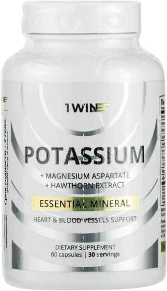 Изображение Комплекс витаминный 1ВИН калий магний боярышник Винлаб Нутришин п/б, 60 шт