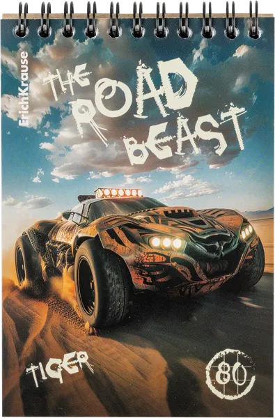 Изображение Блокнот 80л клетка Эрих Краузе а6 роад бист Эрих Краузе , 1 шт