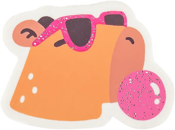 Изображение Ластик цветной Эрих Краузе кэпибарбара Эрих Краузе , 1 шт