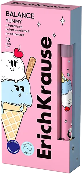 Изображение Ручка 0,5мм синяя роллер Эрих Краузе баланс стик ямми Эрих Краузе , 1 шт
