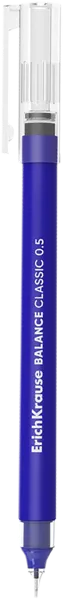 Изображение Ручка 0,5мм синяя роллер Эрих Краузе баланс стик классик Эрих Краузе , 1 шт