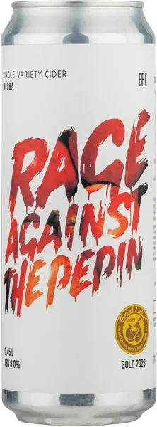 Изображение Сидр яблочный п/сух 6,0% Ребел Эппл Рейдж Эгейнст Зе Пепин Ребел Эппл ж/б, 0,45 л