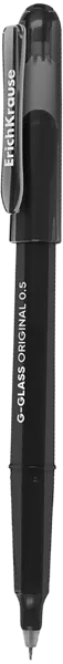 Изображение Ручка 0,5мм черная гелевая Эрих Краузе джи гласс стик Эрих Краузе , 1 шт